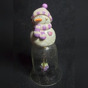 Charming Snowman Holiday Bell